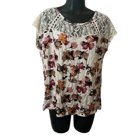 Very Cute Floral Top / Blouse - Size M - Picture 1 of 4